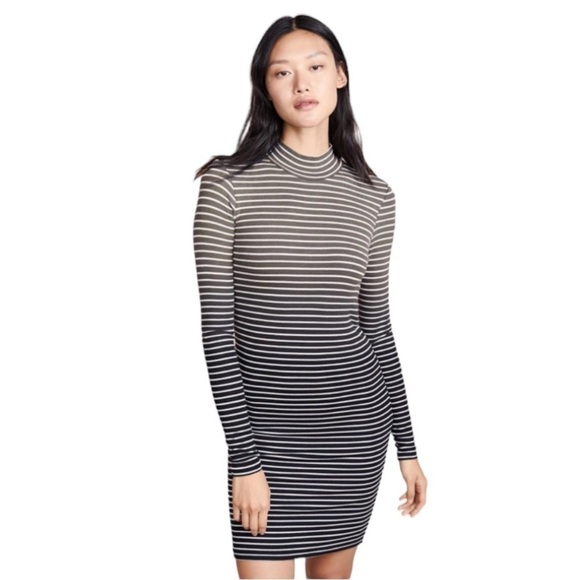 ATM Anthony Thomas Melillo - NWT Black
Combo Dip Dye Long Sleeve Dress Sz Xs - Picture 1 of 8